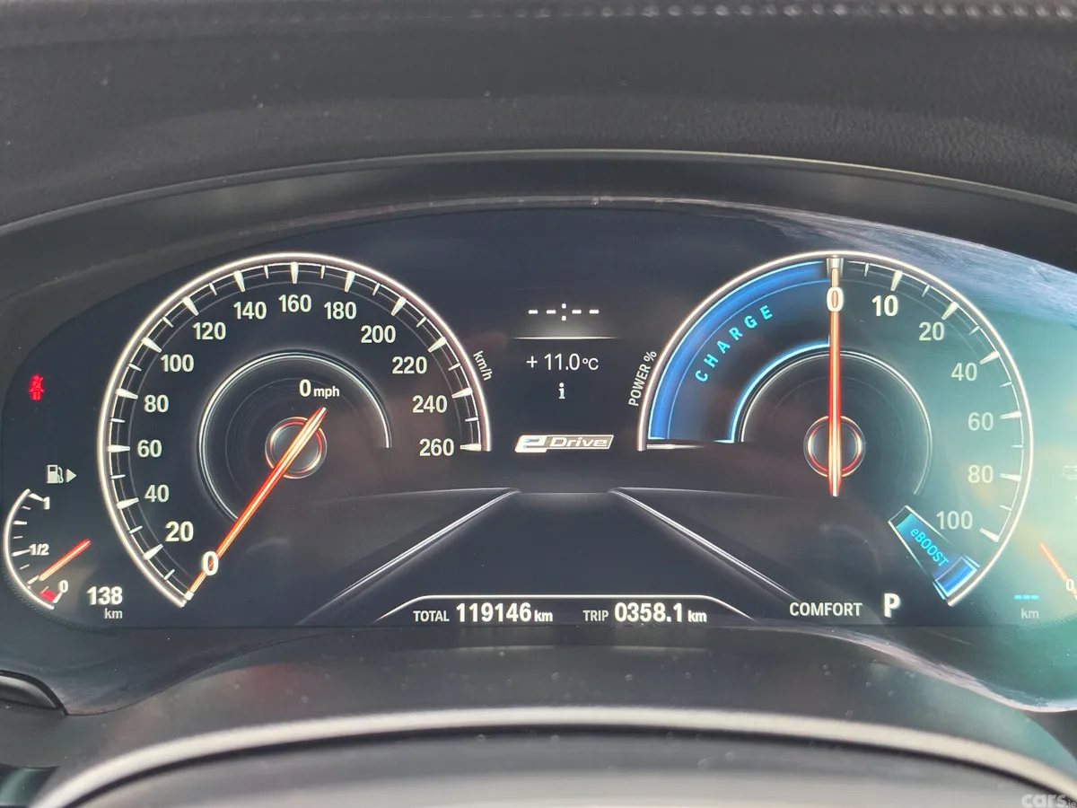 BMW 5-Series Saloon, Petrol Plug-in Hybrid, 2018, Black