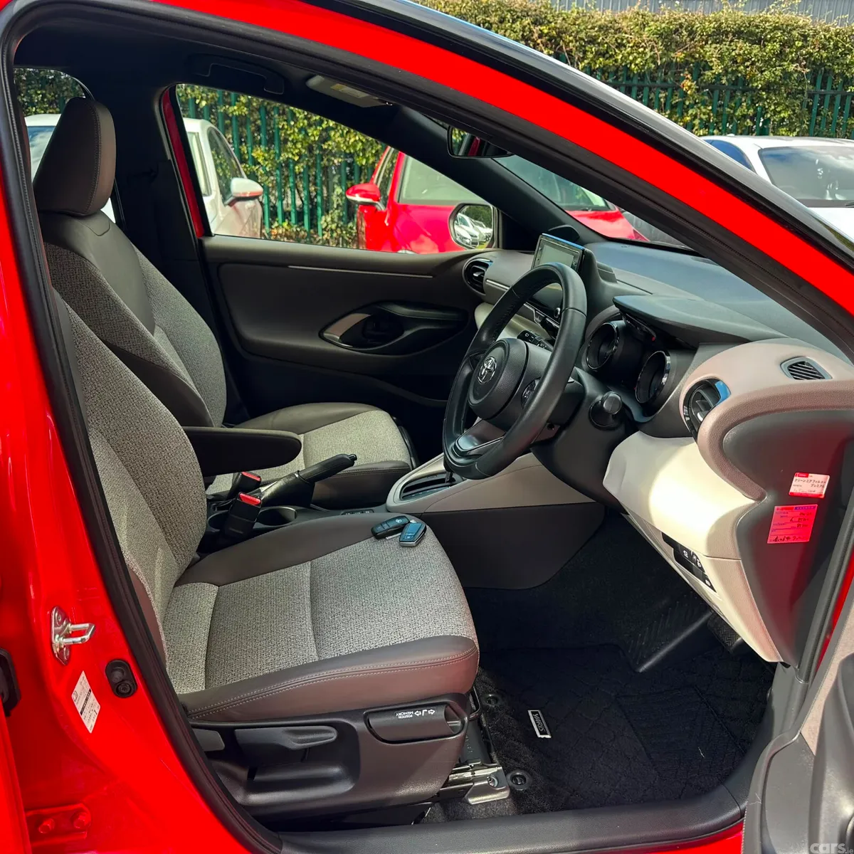 Toyota Yaris Hatchback, Petrol Hybrid, 2021, Red