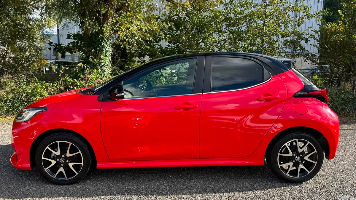 Toyota Yaris Hatchback, Petrol Hybrid, 2021, Red