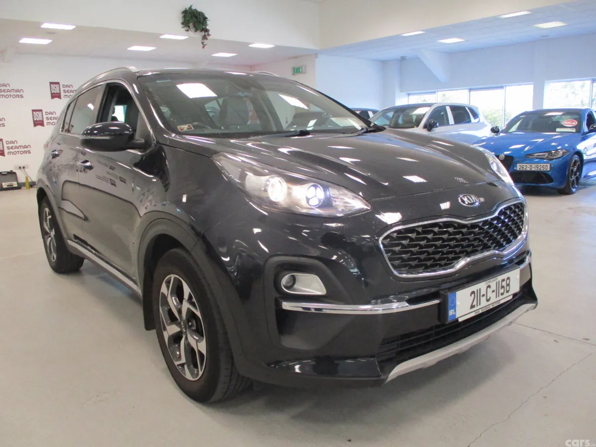 Kia Sportage SUV, Diesel Hybrid, 2021, Black