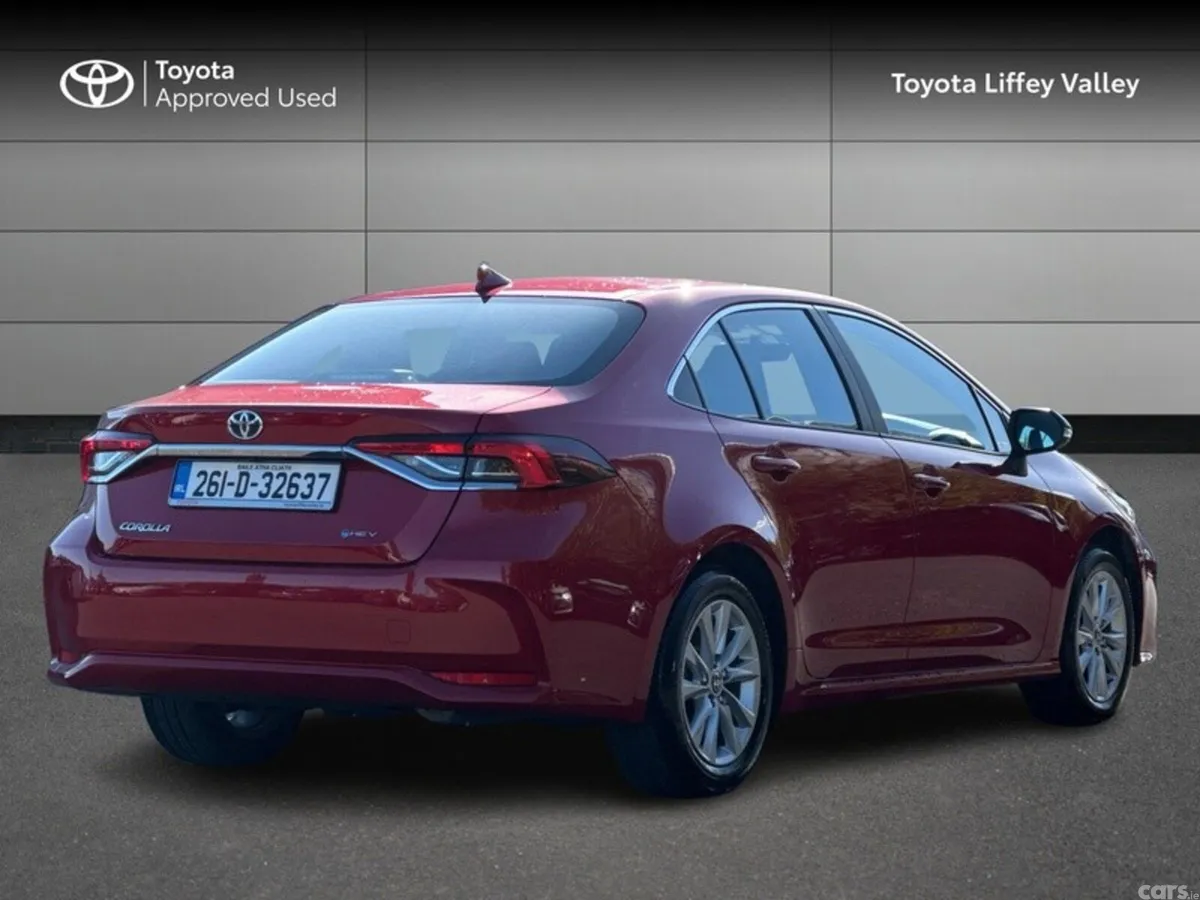 Toyota Corolla Saloon, Petrol Hybrid, 2026, Red