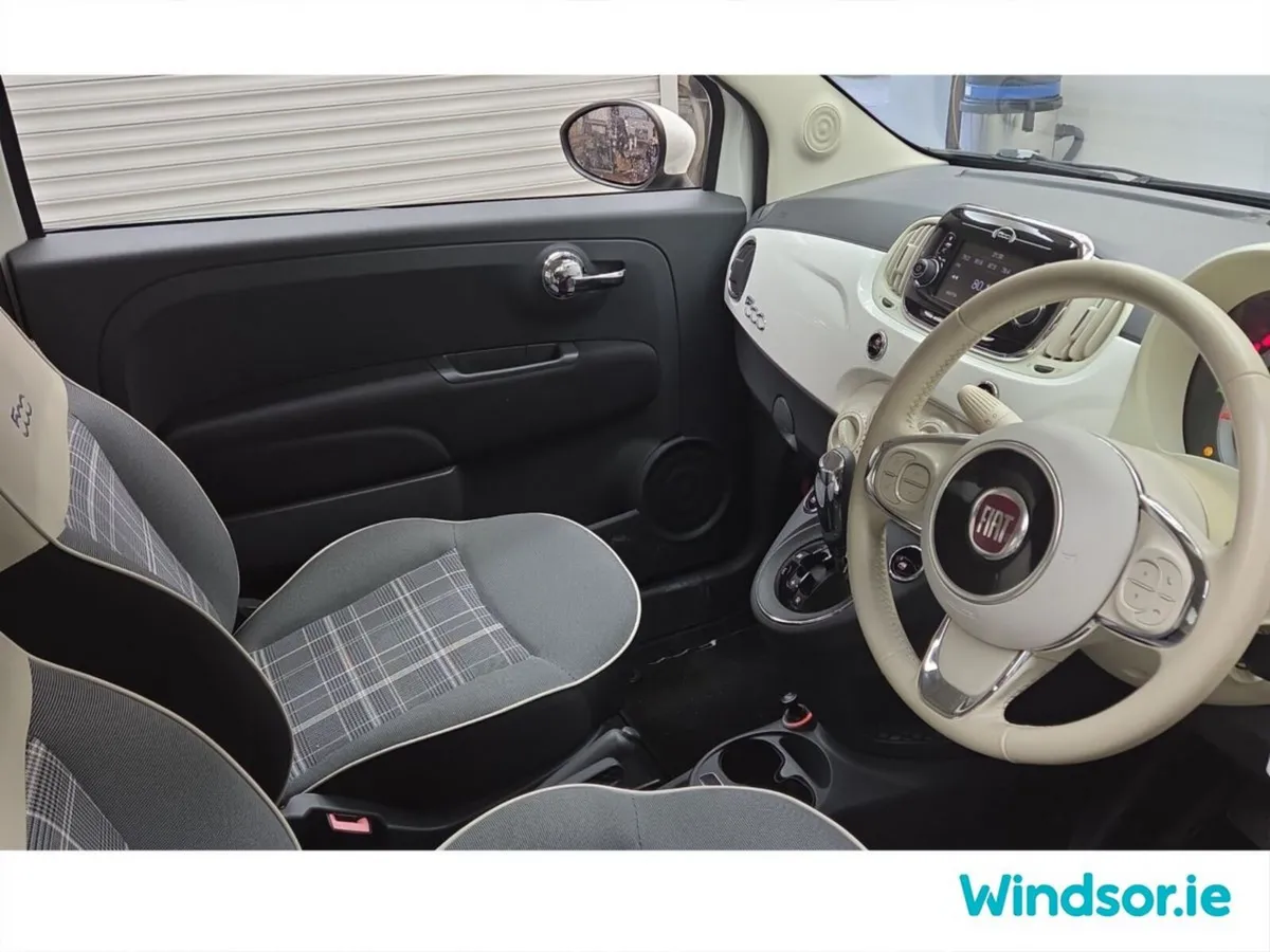 Fiat 500 Hatchback, Petrol, 2018, White