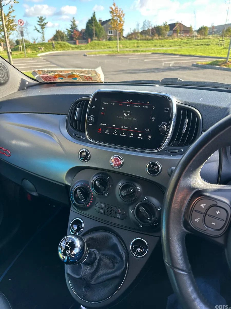 Fiat 500 Hatchback, Petrol, 2017, Blue