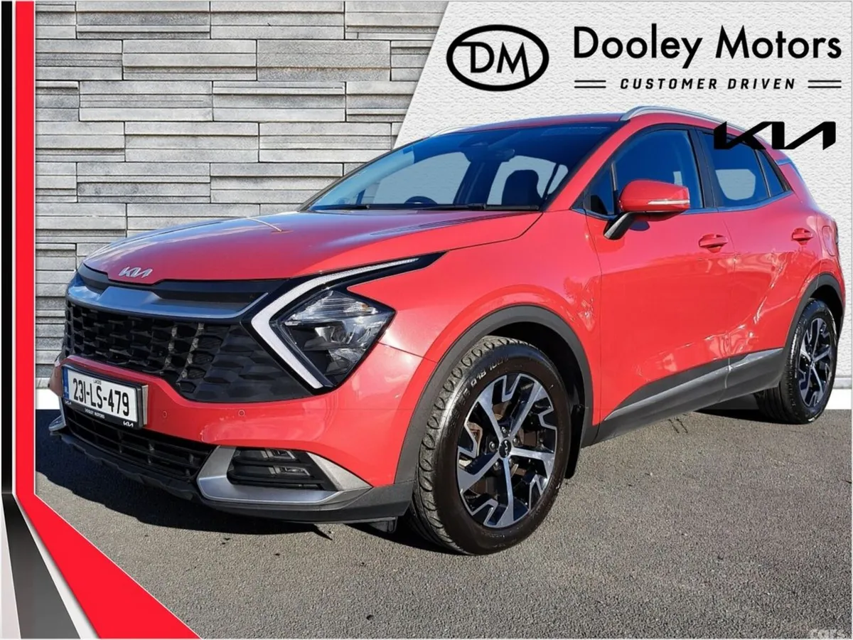 Kia Sportage SUV, Diesel Hybrid, 2023, Red
