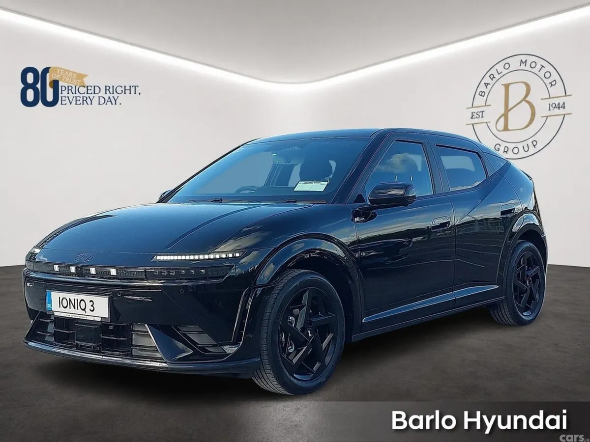 Hyundai IONIQ 3 Hatchback, Electric, 2027, Black