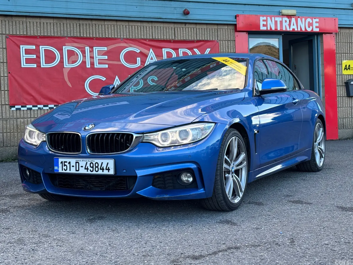 BMW 4-Series Convertible, Diesel, 2015, Blue
