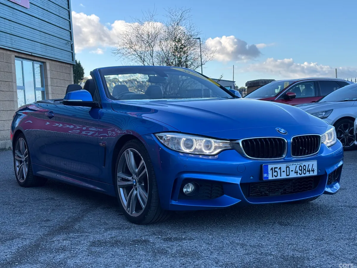 BMW 4-Series Convertible, Diesel, 2015, Blue