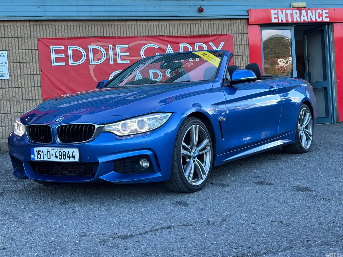BMW 4-Series Convertible, Diesel, 2015, Blue