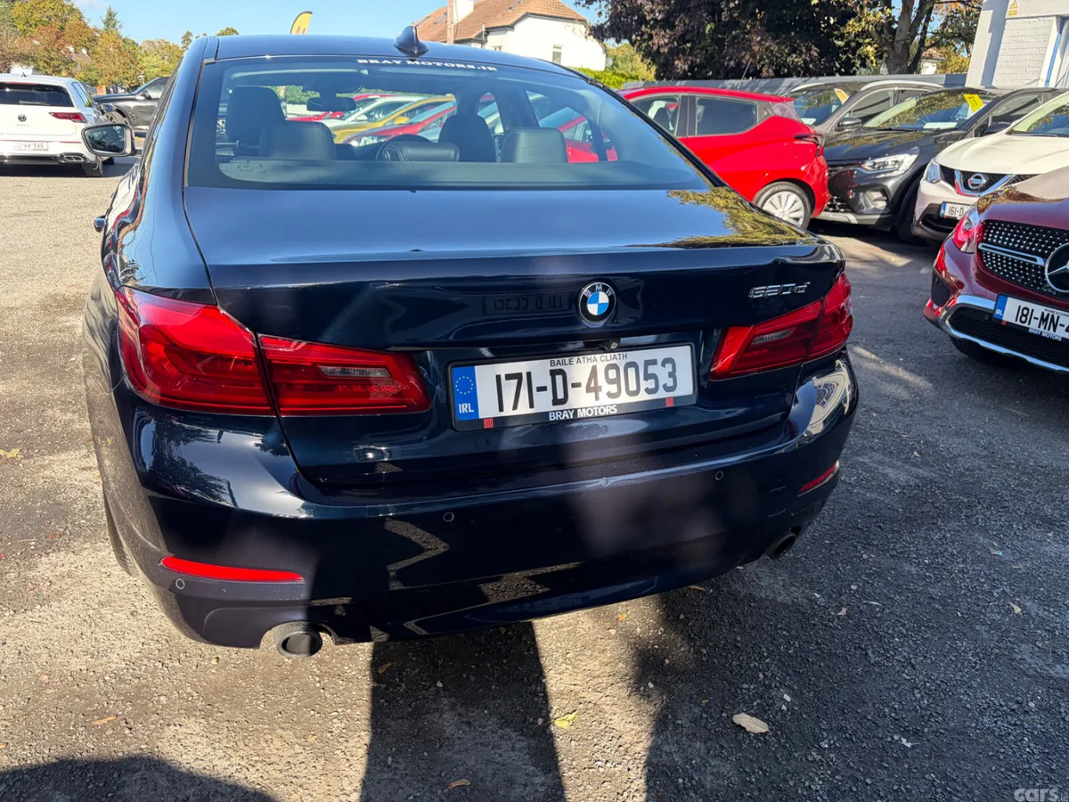 BMW 5-Series Saloon, Diesel, 2017, Blue