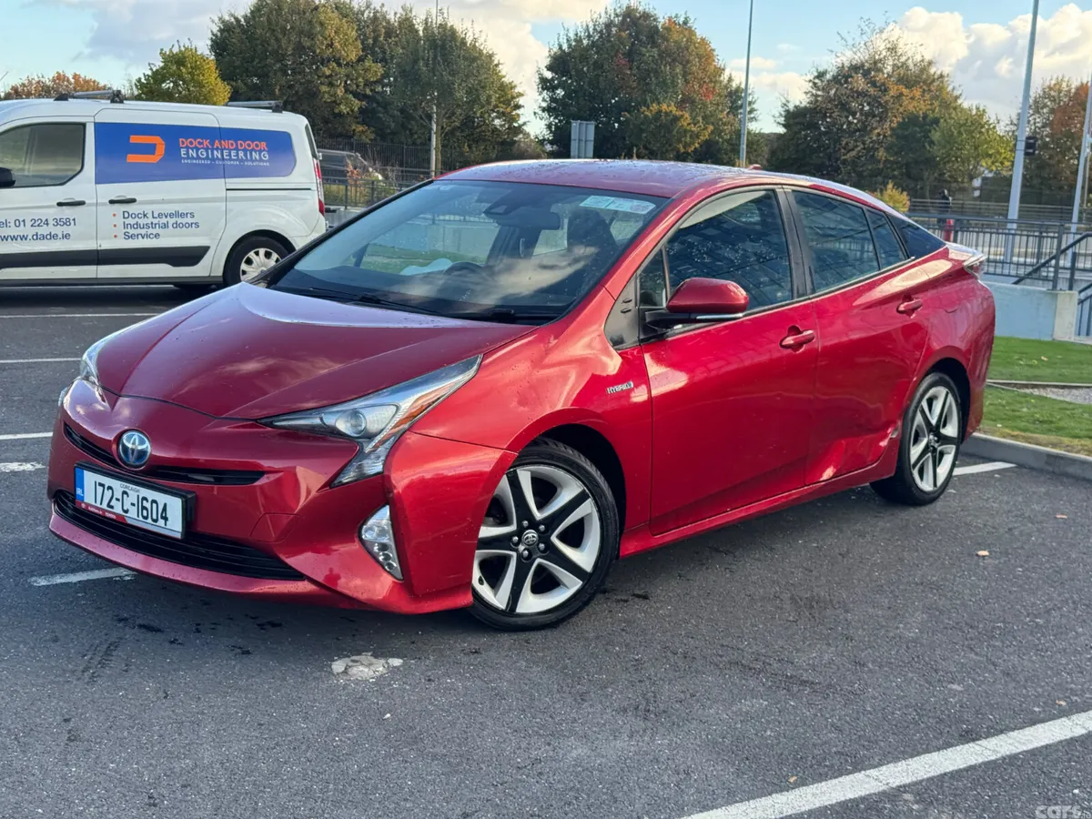 Toyota Prius Hatchback, Petrol Hybrid, 2017, Red