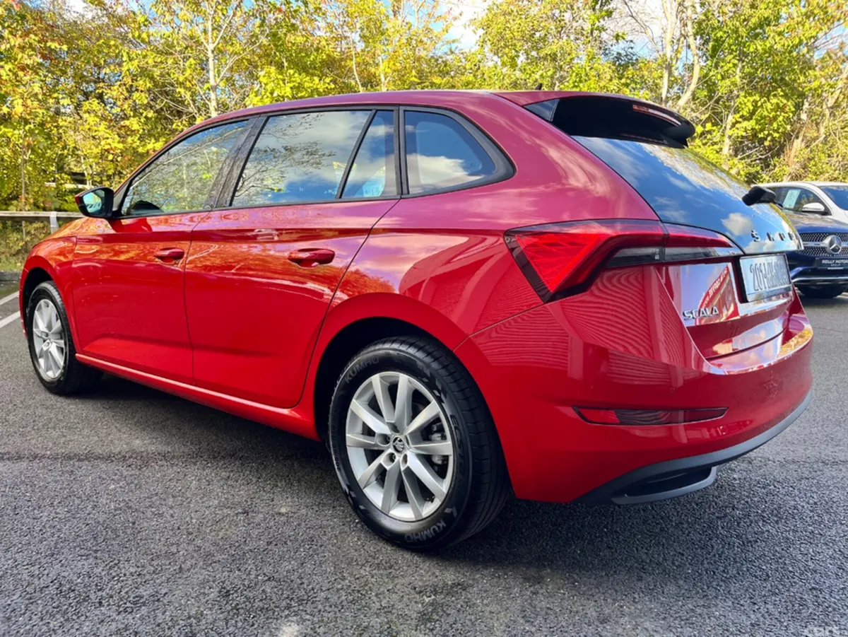 Skoda Scala Hatchback, Petrol, 2020, Red