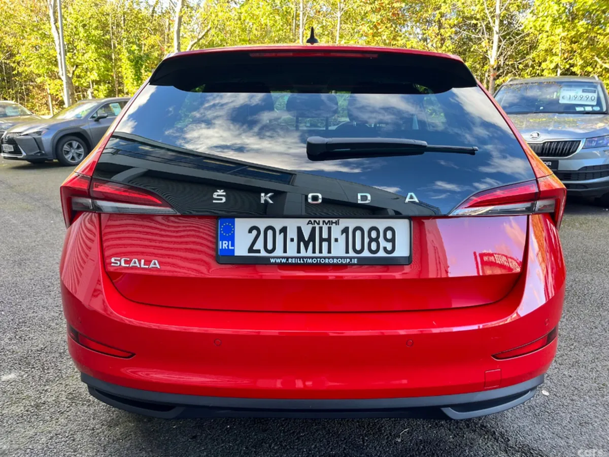 Skoda Scala Hatchback, Petrol, 2020, Red