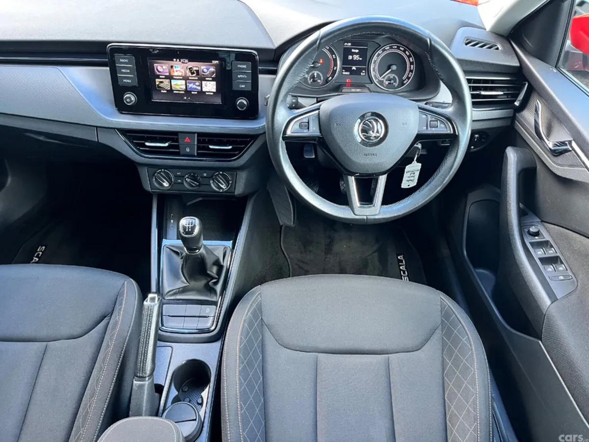 Skoda Scala Hatchback, Petrol, 2020, Red