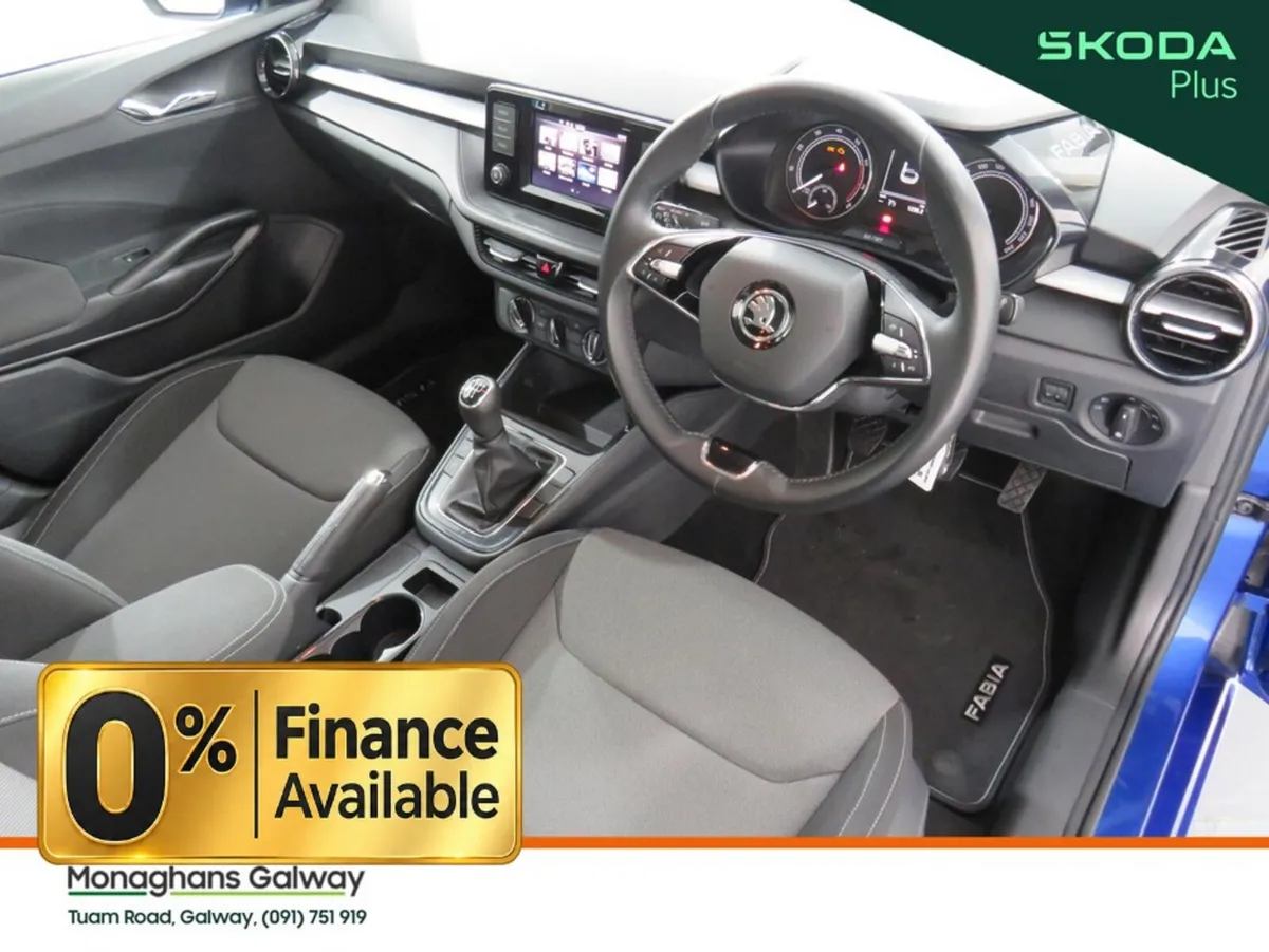 Skoda Fabia Hatchback, Petrol, 2022, Blue