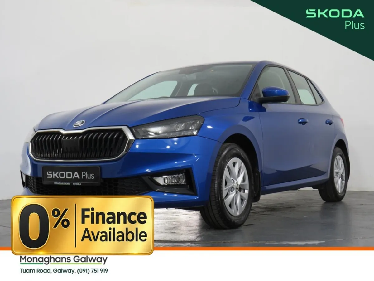 Skoda Fabia Hatchback, Petrol, 2022, Blue