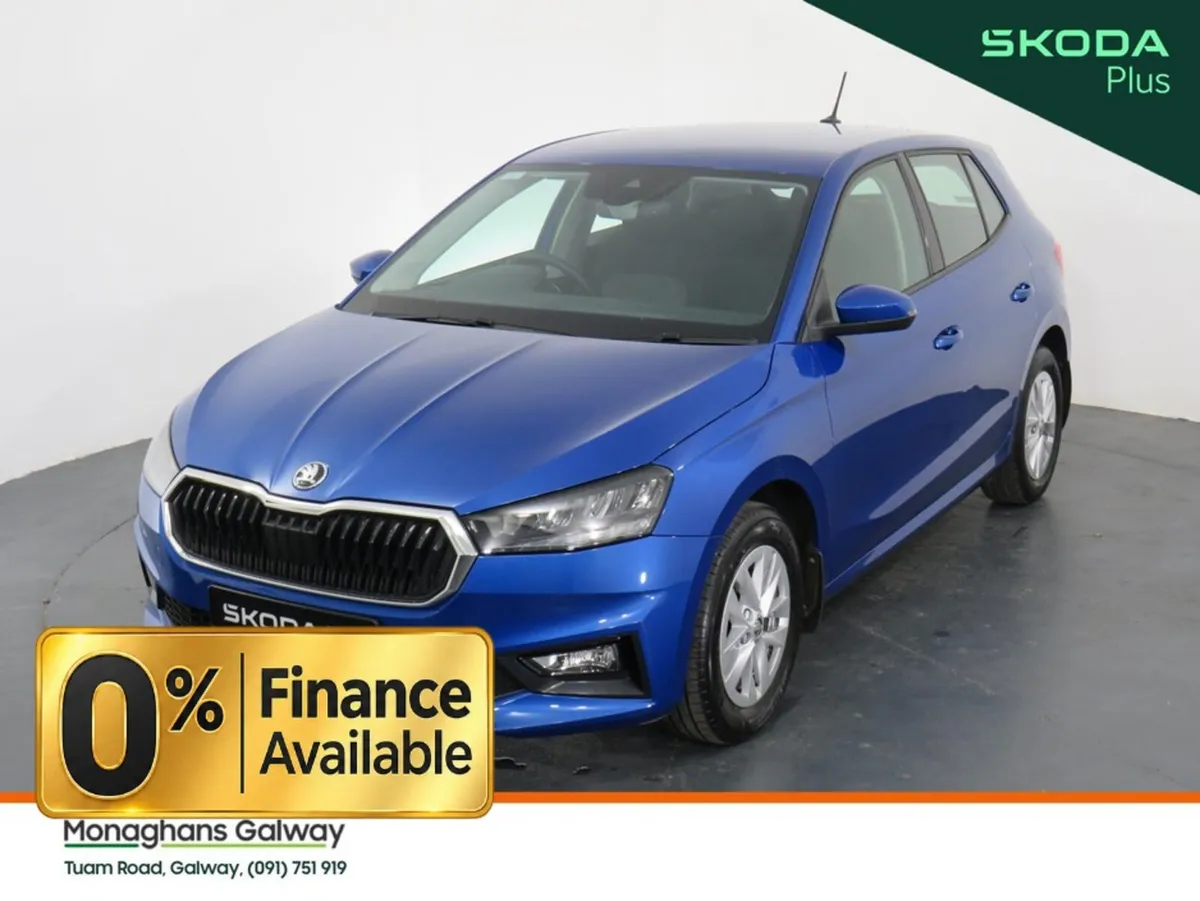 Skoda Fabia Hatchback, Petrol, 2022, Blue