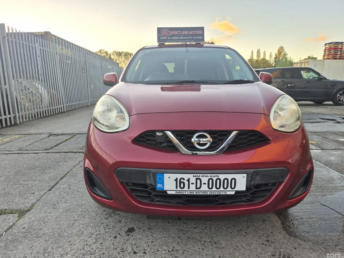Nissan March Hatchback, Petrol, 2016, Red