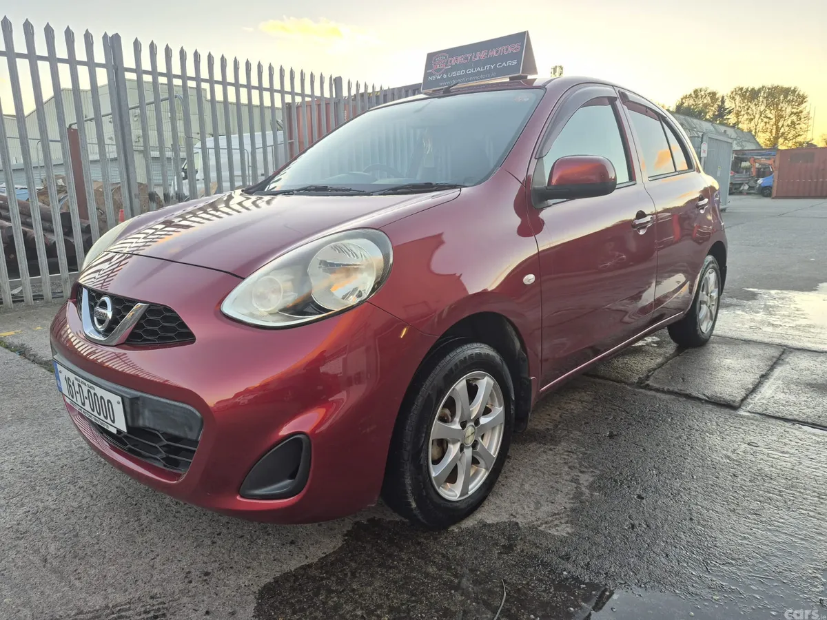Nissan March Hatchback, Petrol, 2016, Red
