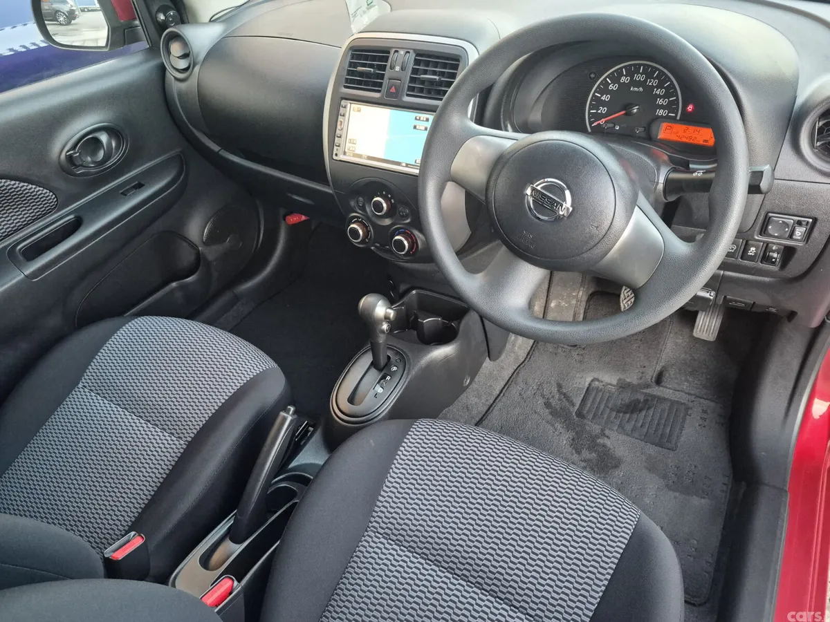 Nissan March Hatchback, Petrol, 2016, Red