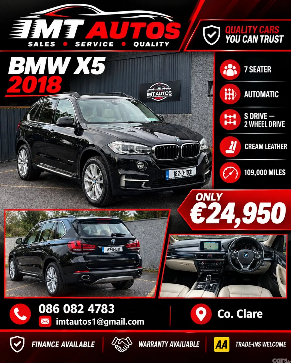 BMW X5 SUV, Diesel, 2018, Black