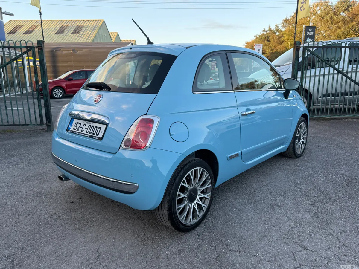 Fiat 500 Hatchback, Petrol, 2015, Blue