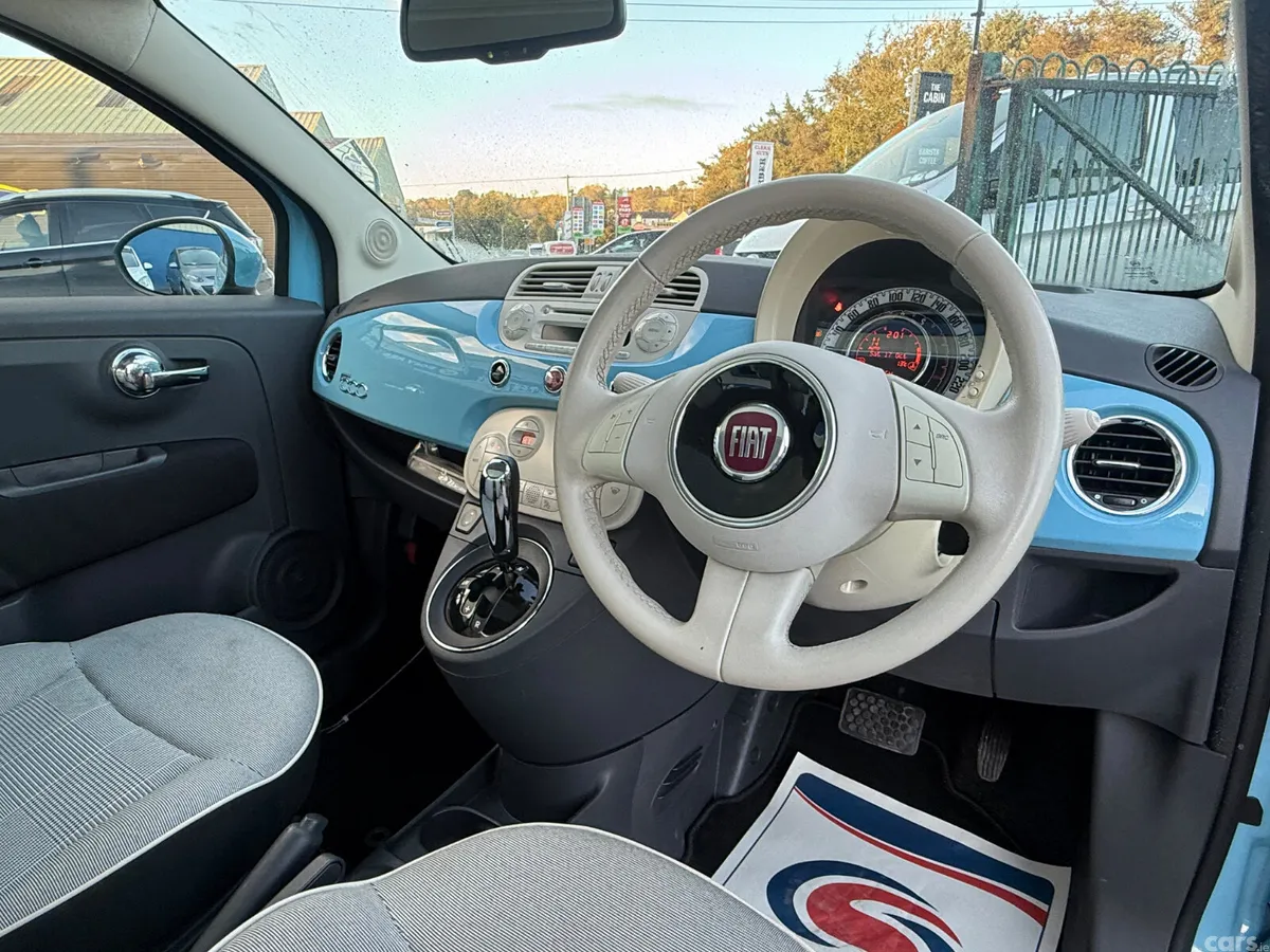 Fiat 500 Hatchback, Petrol, 2015, Blue