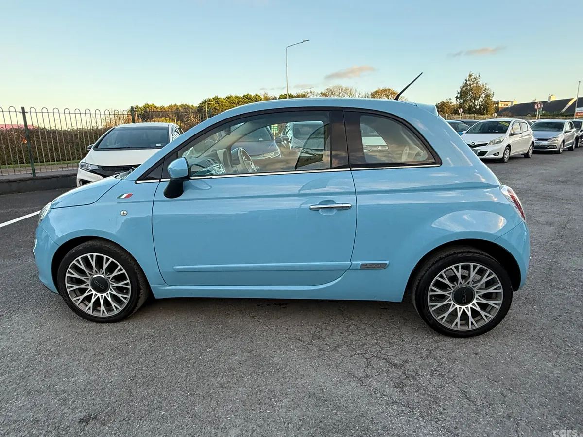 Fiat 500 Hatchback, Petrol, 2015, Blue