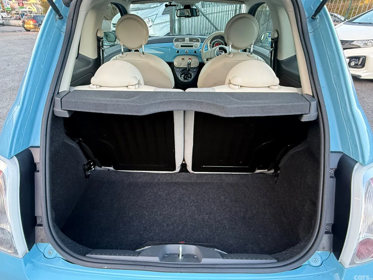 Fiat 500 Hatchback, Petrol, 2015, Blue
