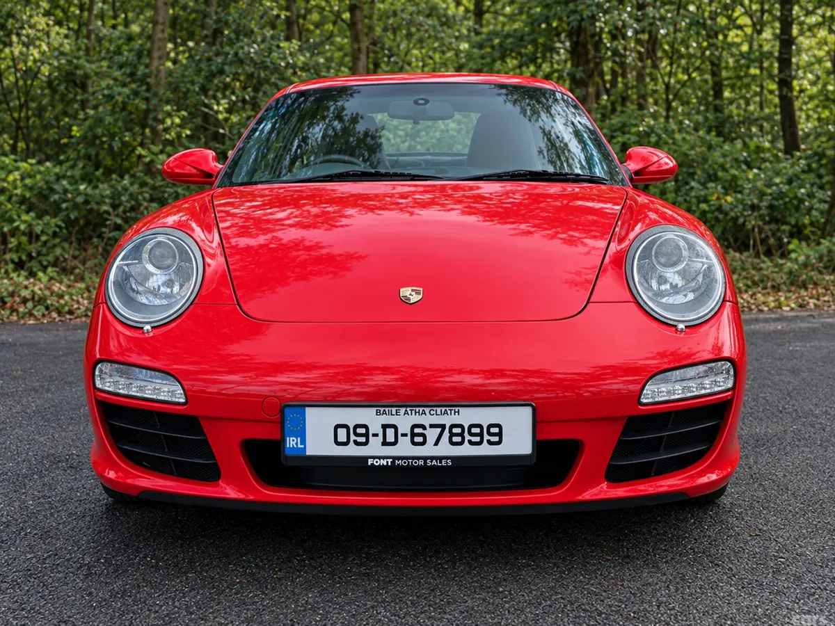 Porsche 911 Coupe, Petrol, 2009, Red