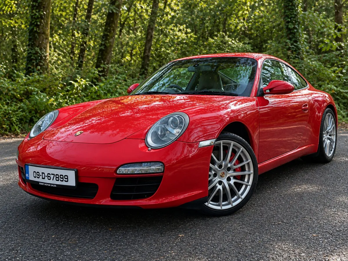 Porsche 911 Coupe, Petrol, 2009, Red