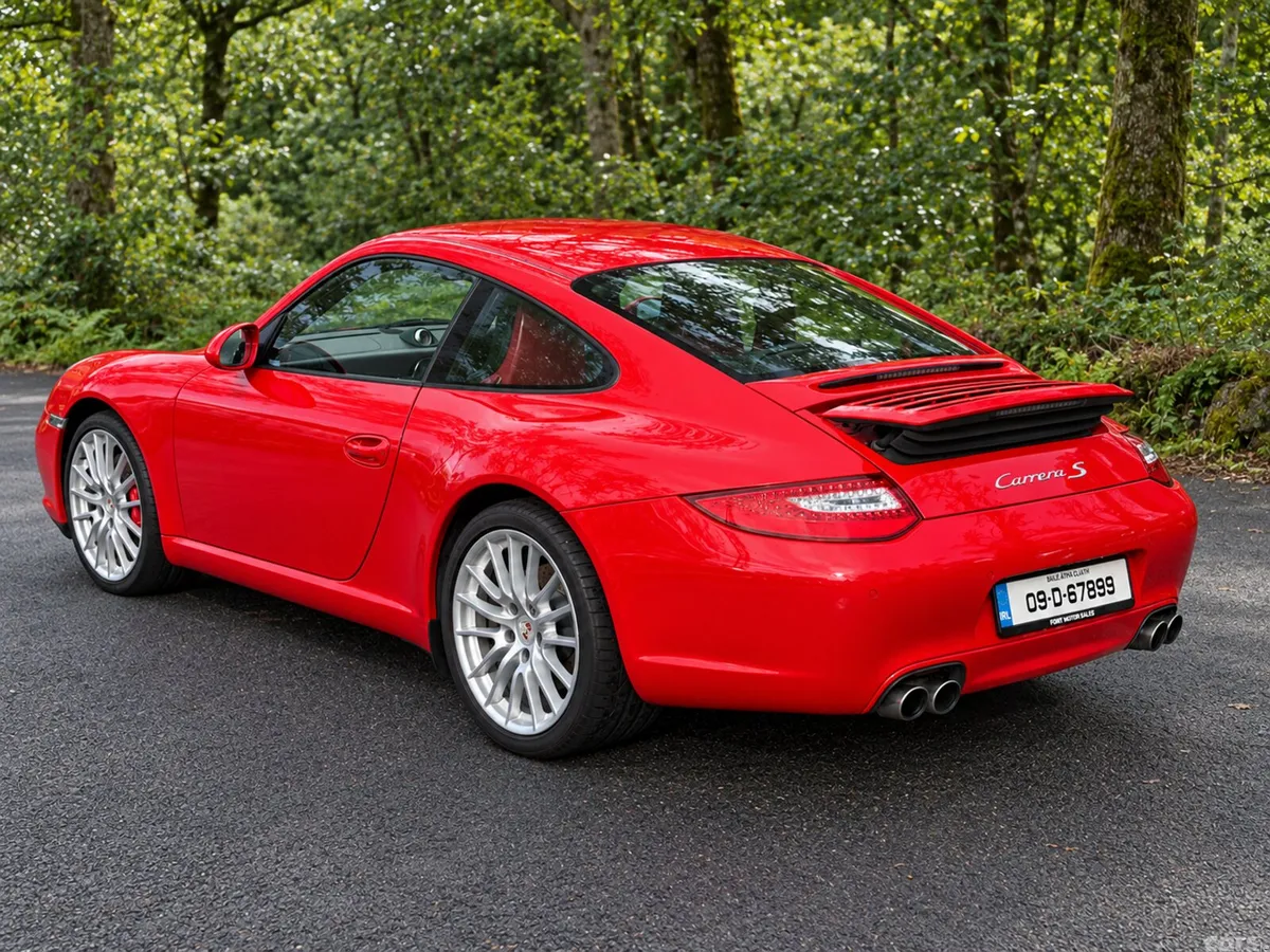 Porsche 911 Coupe, Petrol, 2009, Red