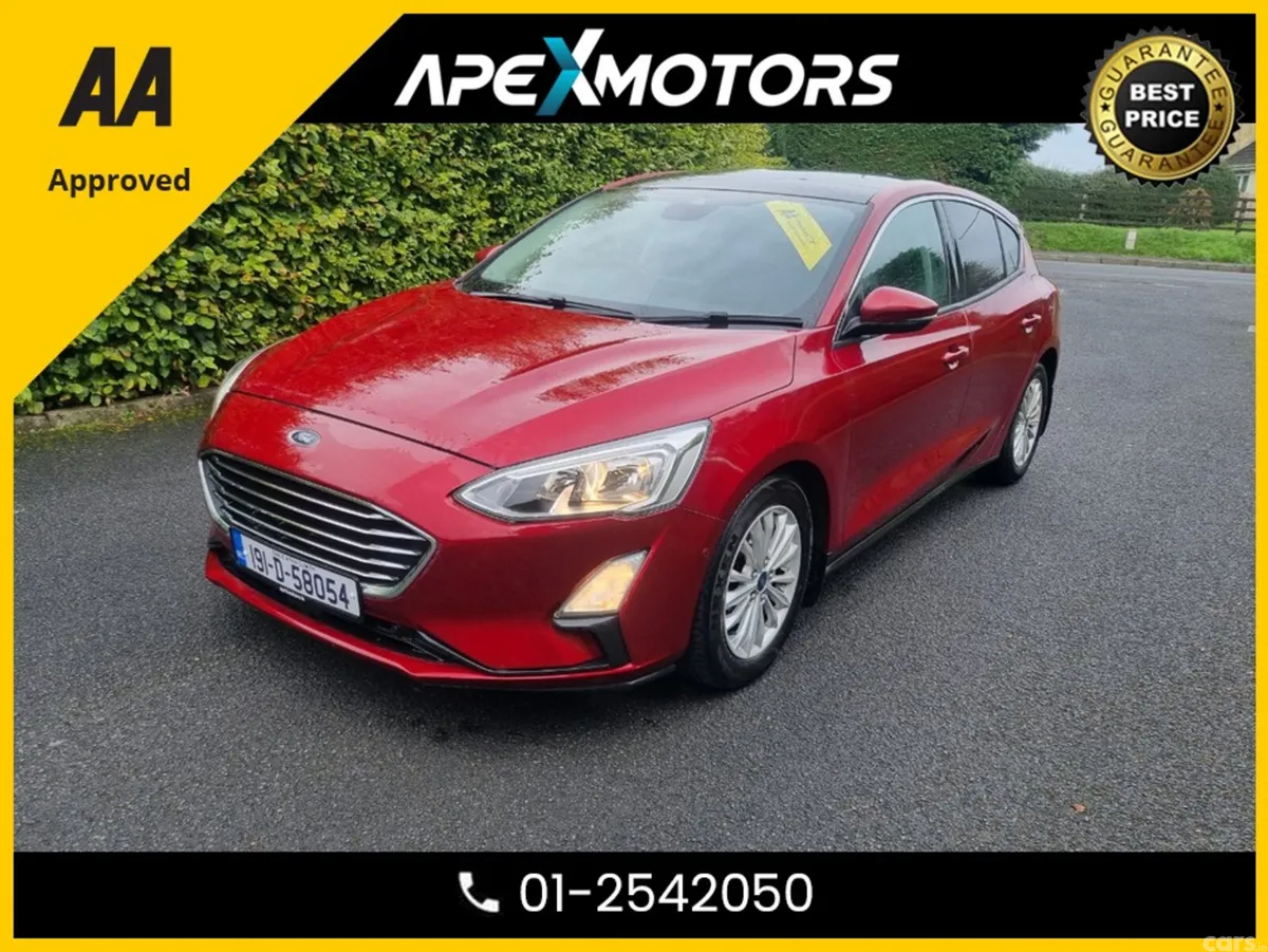 Ford Focus Hatchback, Diesel, 2019, Red