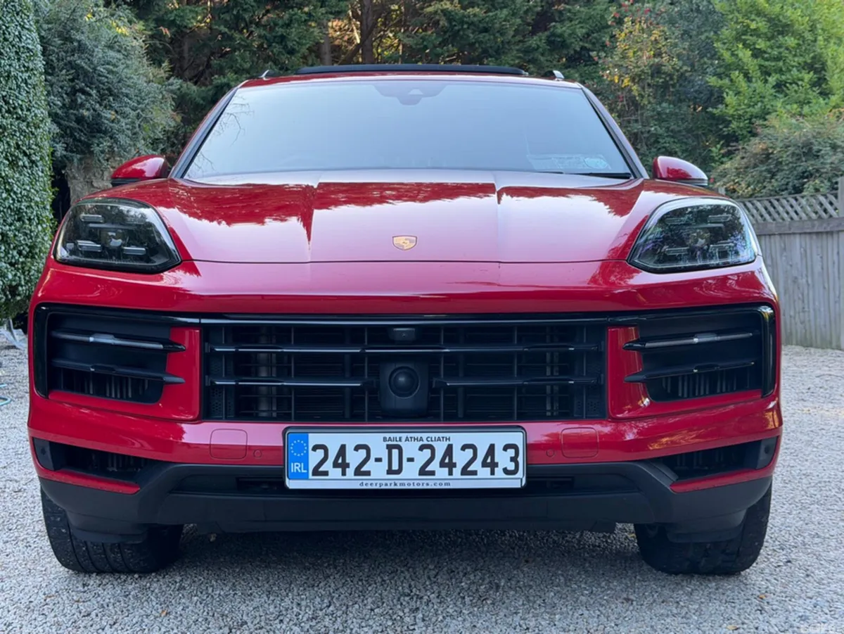 Porsche Cayenne SUV, Petrol Plug-in Hybrid, 2024, Red