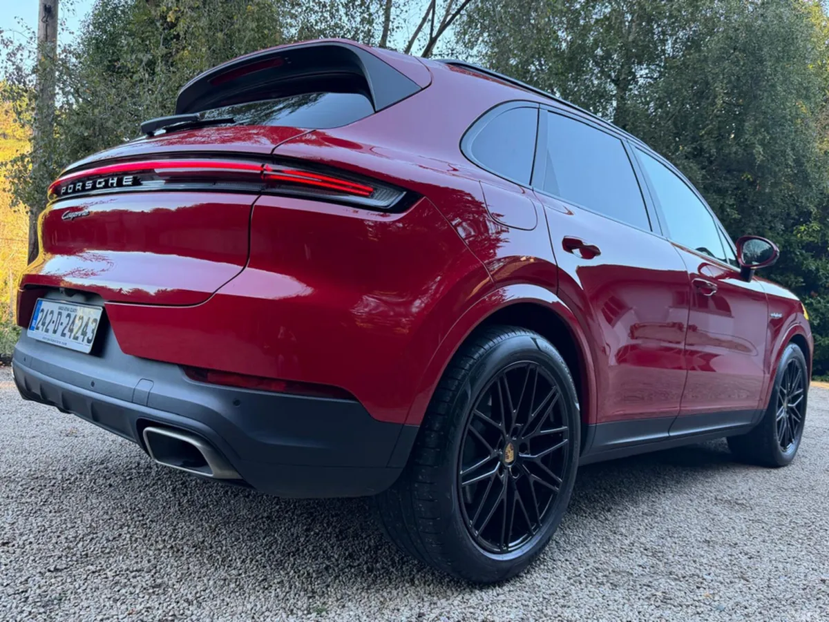 Porsche Cayenne SUV, Petrol Plug-in Hybrid, 2024, Red