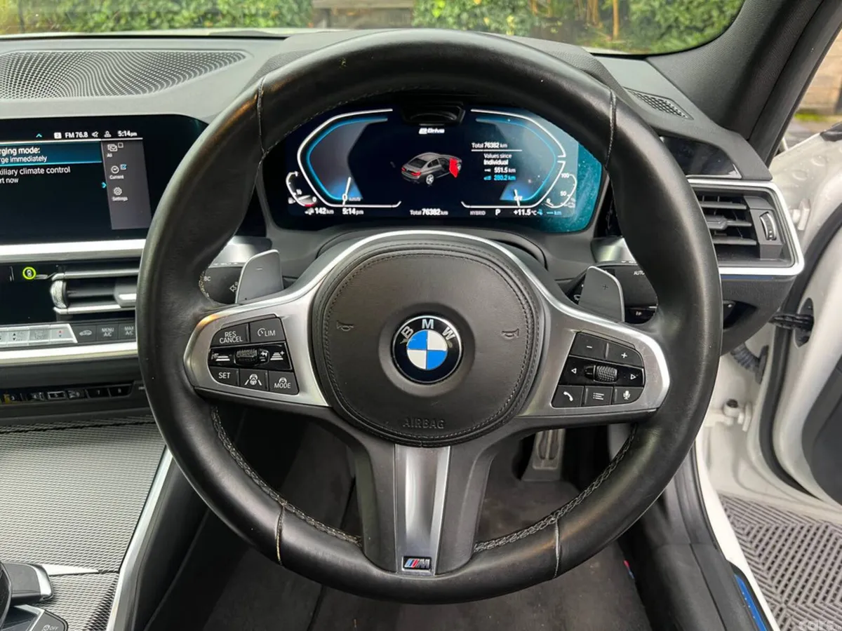 BMW 3-Series Saloon, Petrol Plug-in Hybrid, 2021, White