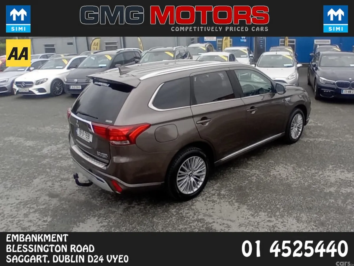 Mitsubishi Outlander Estate, Petrol Plug-in Hybrid, 2019, Brown