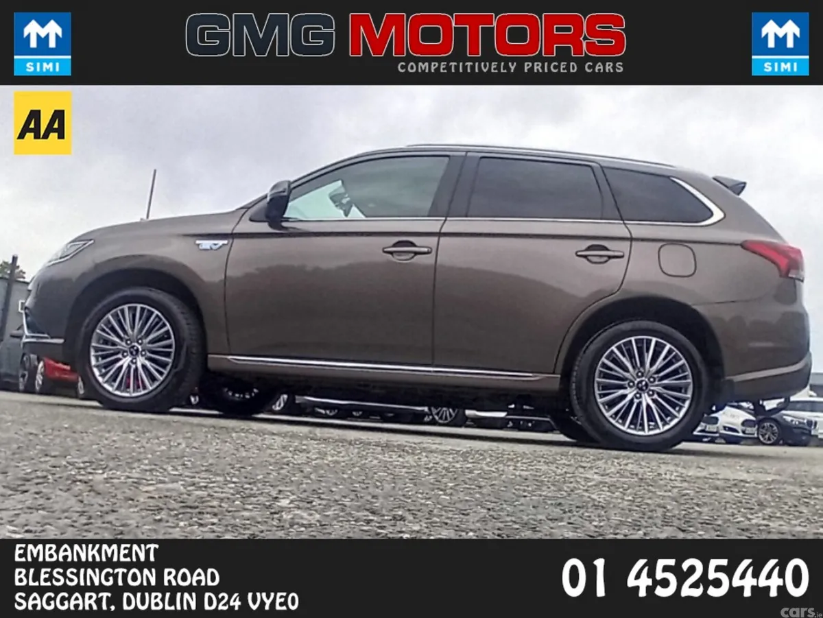 Mitsubishi Outlander Estate, Petrol Plug-in Hybrid, 2019, Brown