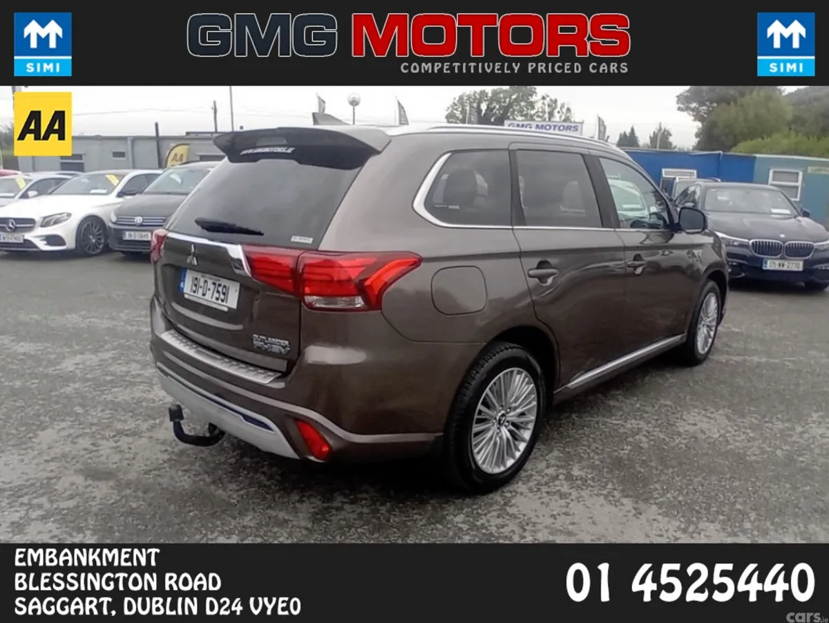 Mitsubishi Outlander Estate, Petrol Plug-in Hybrid, 2019, Brown