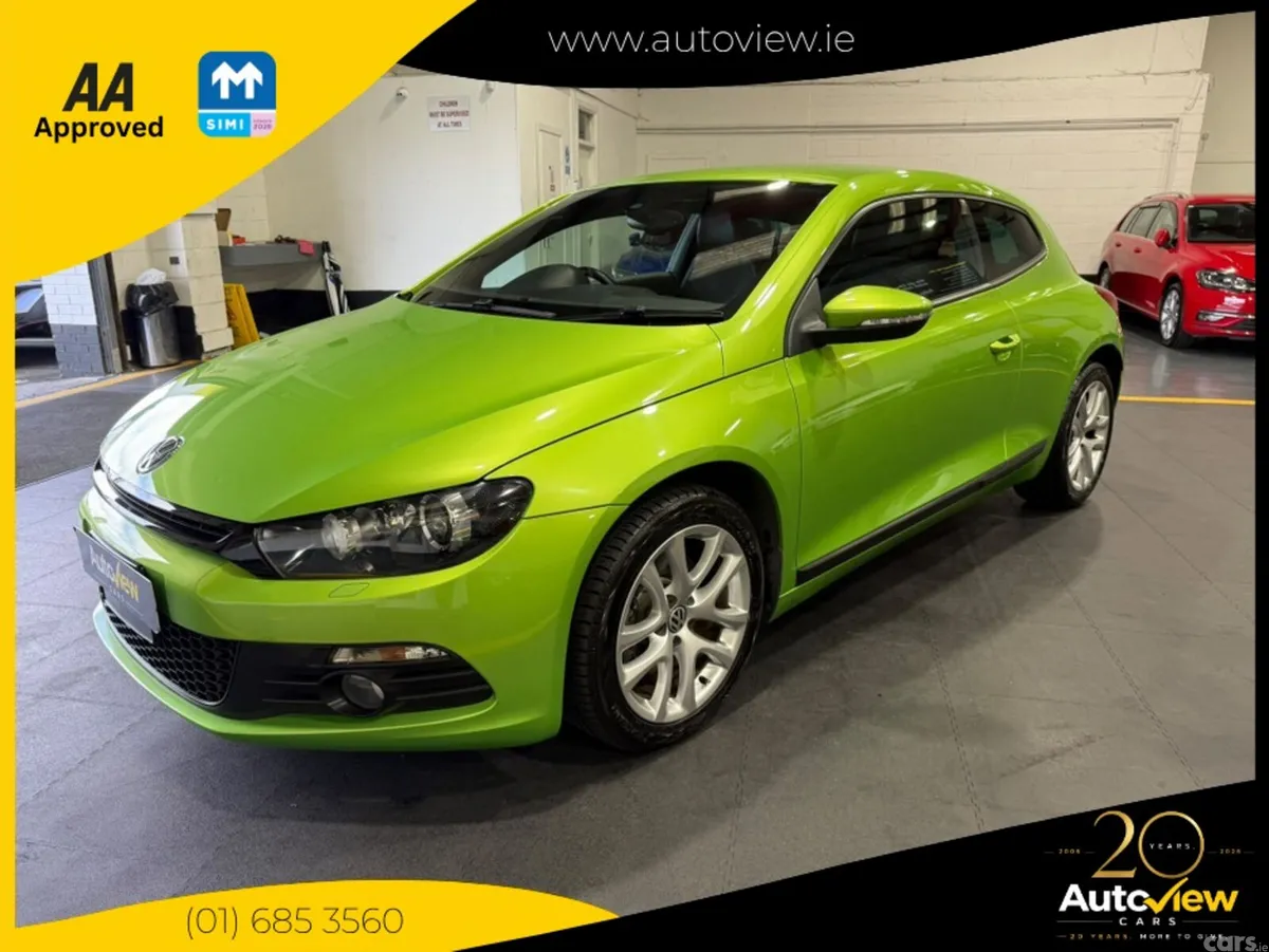 Volkswagen Scirocco Hatchback, Petrol, 2009, Green