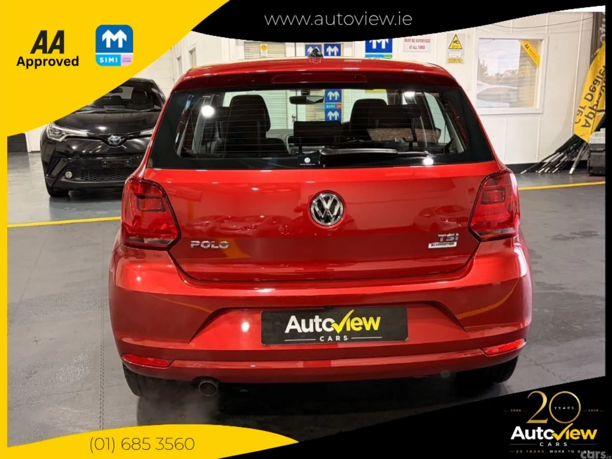 Volkswagen Polo Hatchback, Petrol, 2016, Red