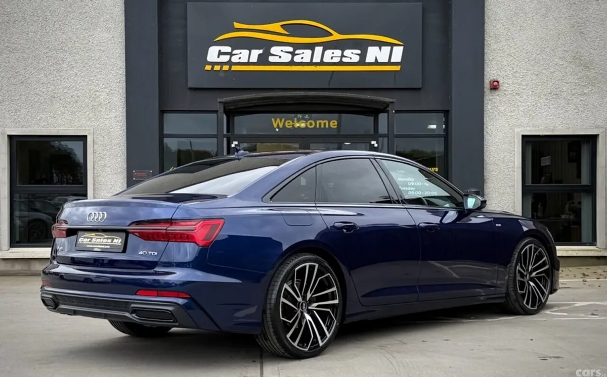 Audi A6 Saloon, Diesel Hybrid, 2021, Blue