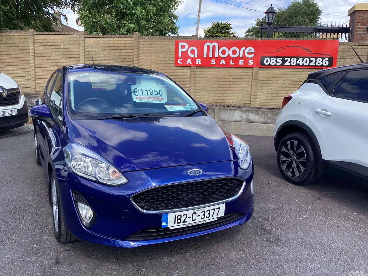 Ford Fiesta Hatchback, Petrol, 2018, Blue