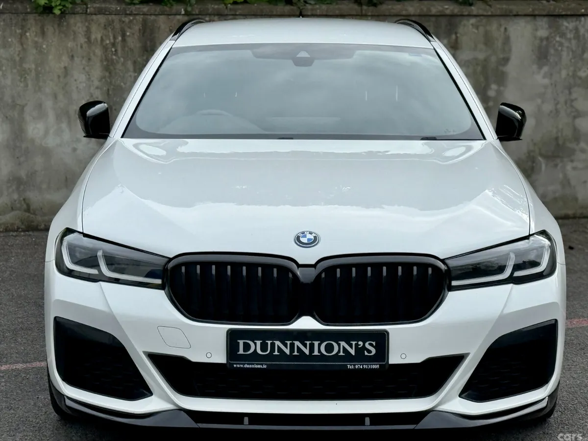 BMW 5-Series Estate, Petrol Hybrid, 2023, White
