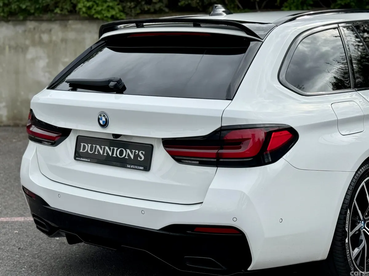 BMW 5-Series Estate, Petrol Hybrid, 2023, White