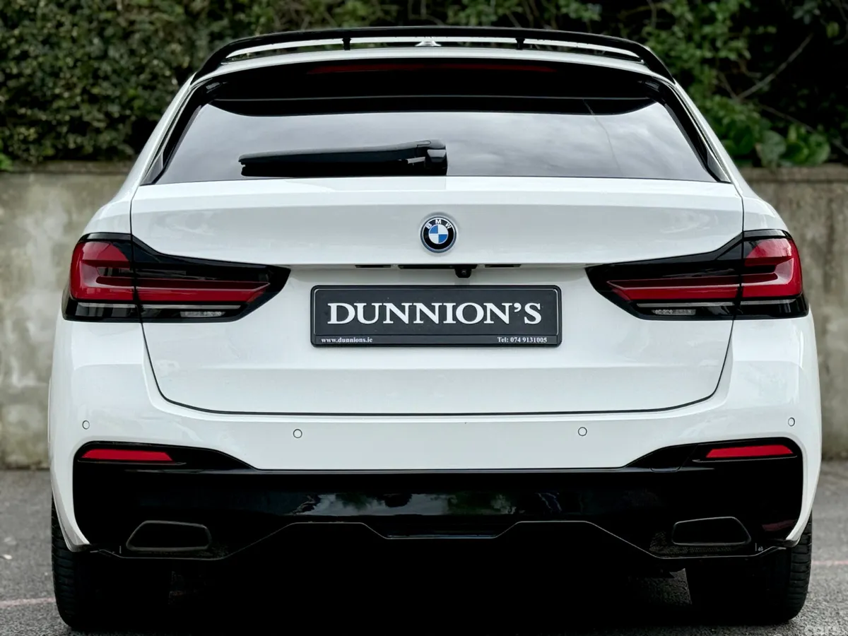 BMW 5-Series Estate, Petrol Hybrid, 2023, White