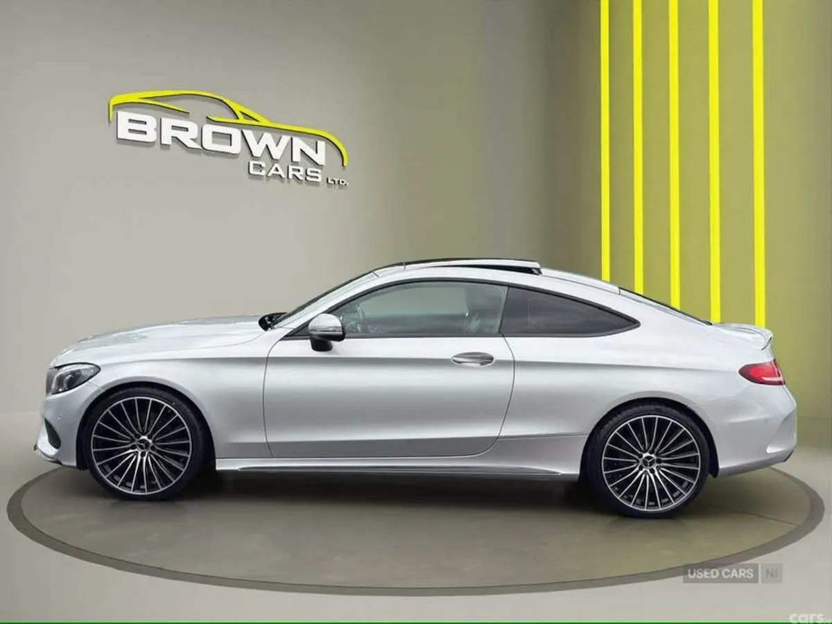 Mercedes-Benz C-Class Coupe, Diesel, 2017, Silver