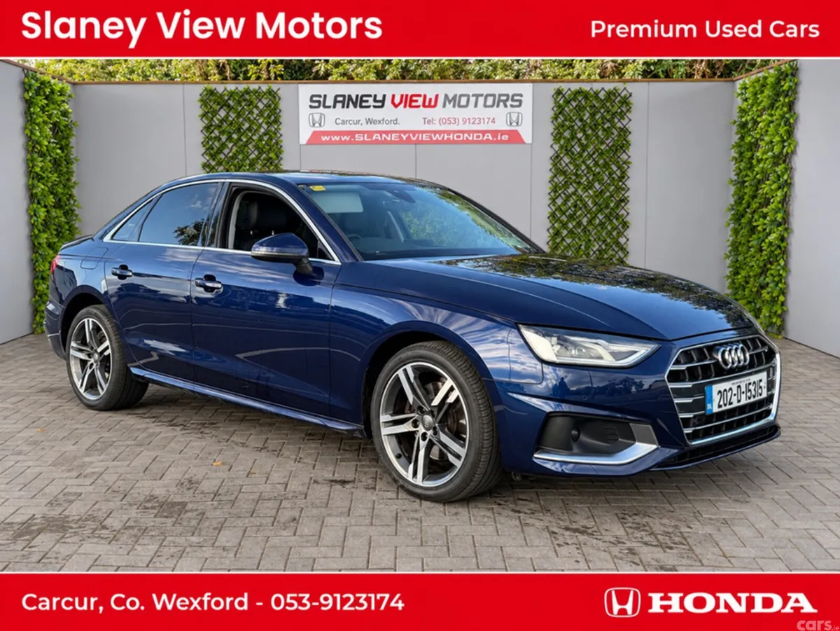 Audi A4 Saloon, Diesel, 2020, Blue