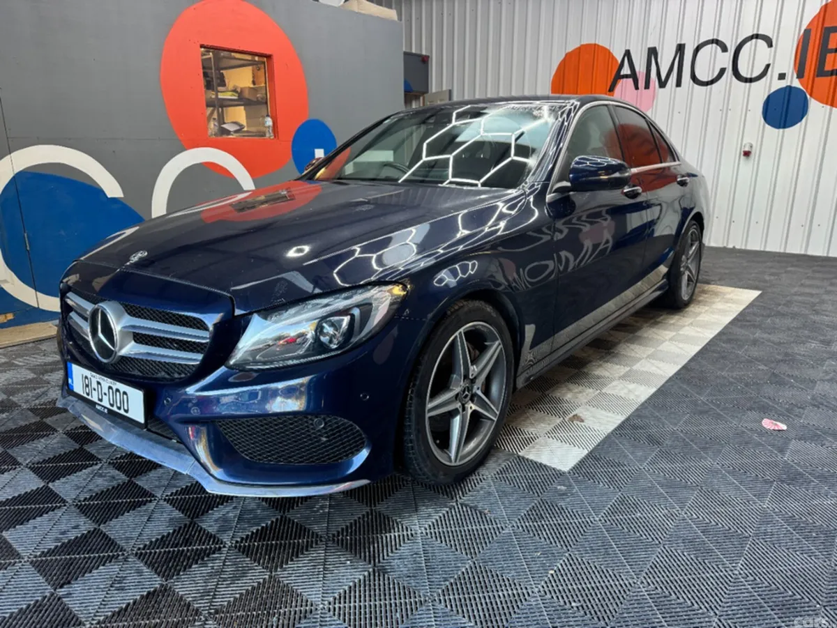 Mercedes-Benz C-Class Saloon, Petrol, 2018, Blue