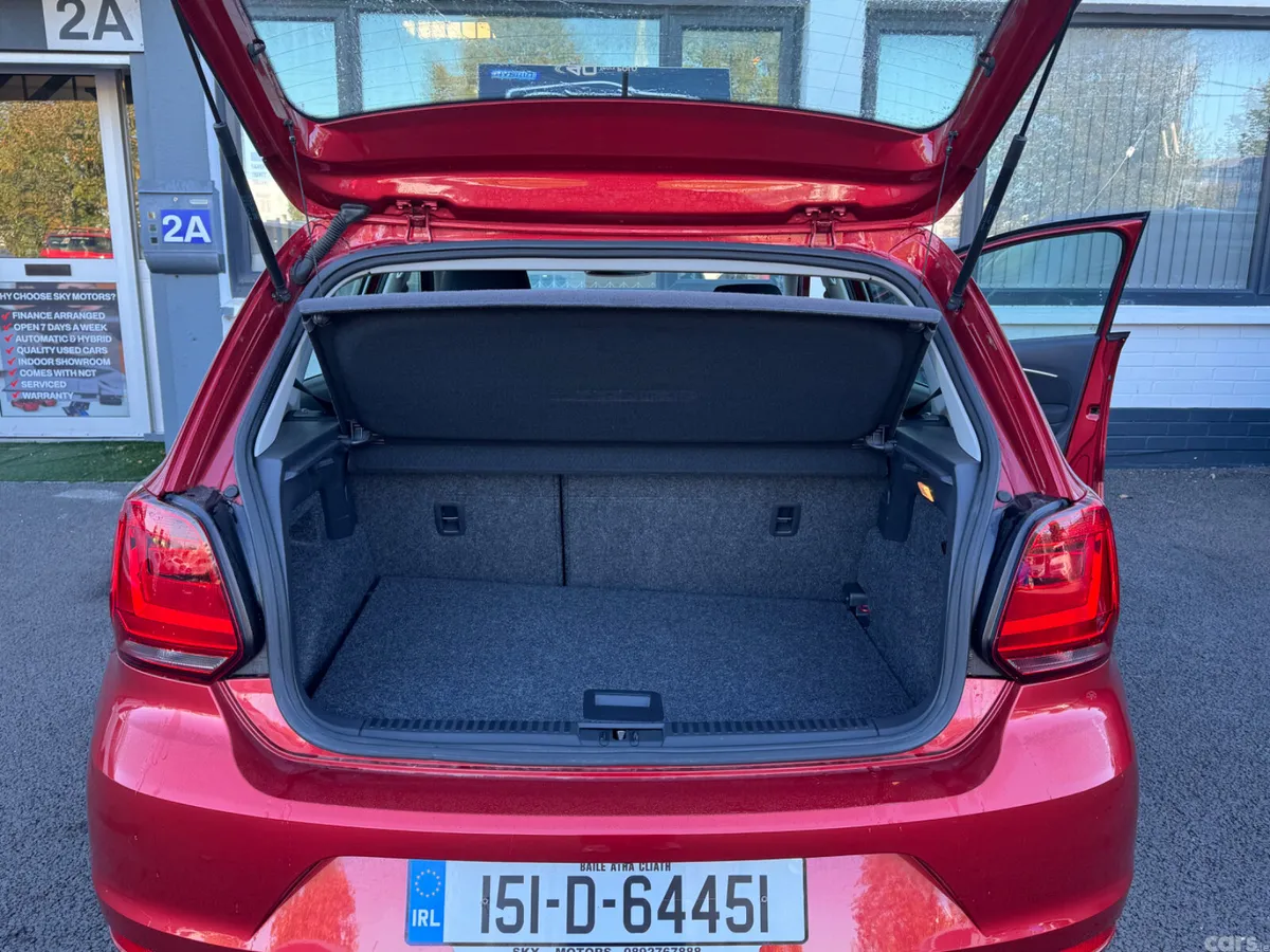 Volkswagen Polo Hatchback, Petrol, 2015, Red