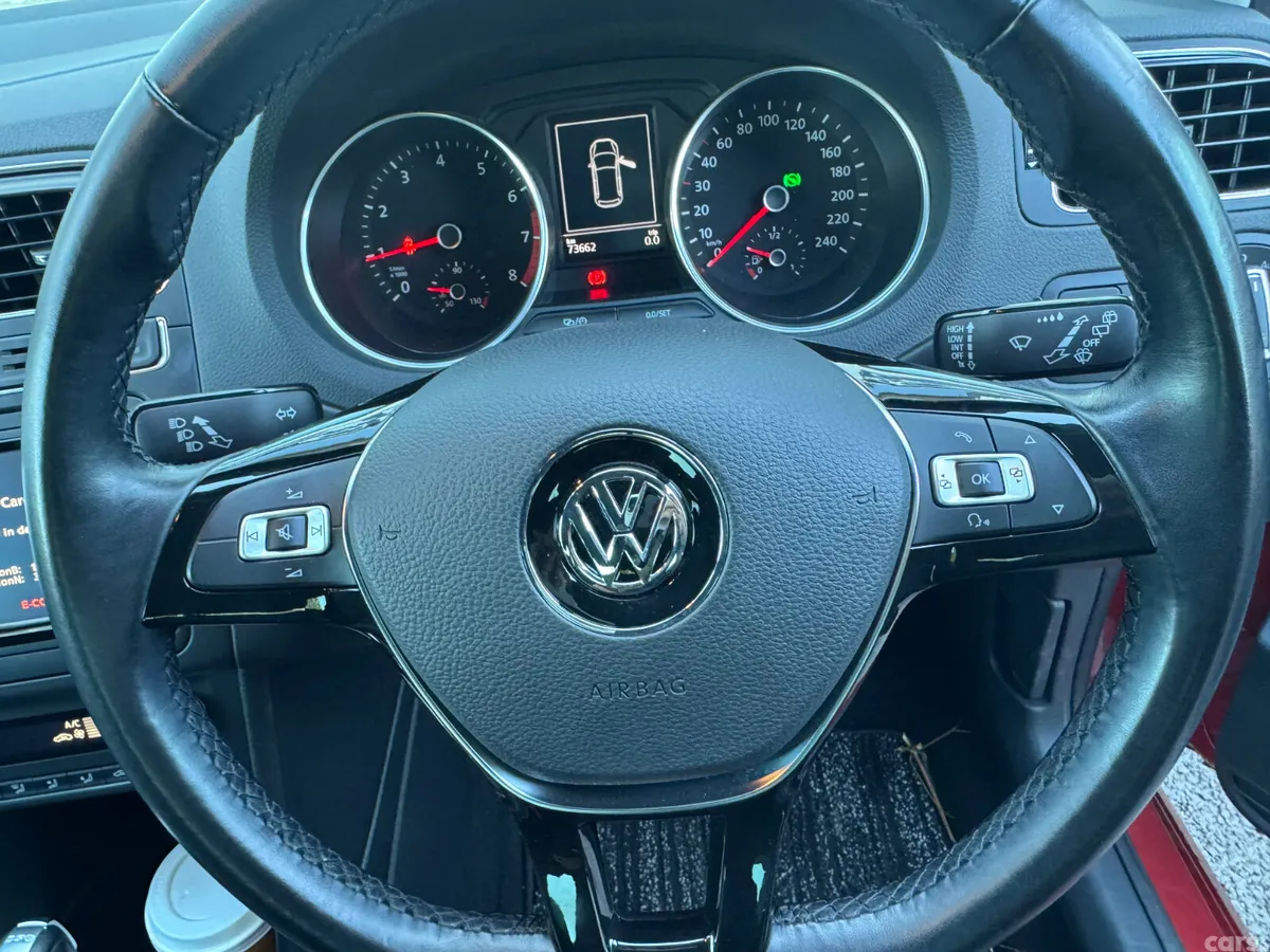 Volkswagen Polo Hatchback, Petrol, 2017, Red